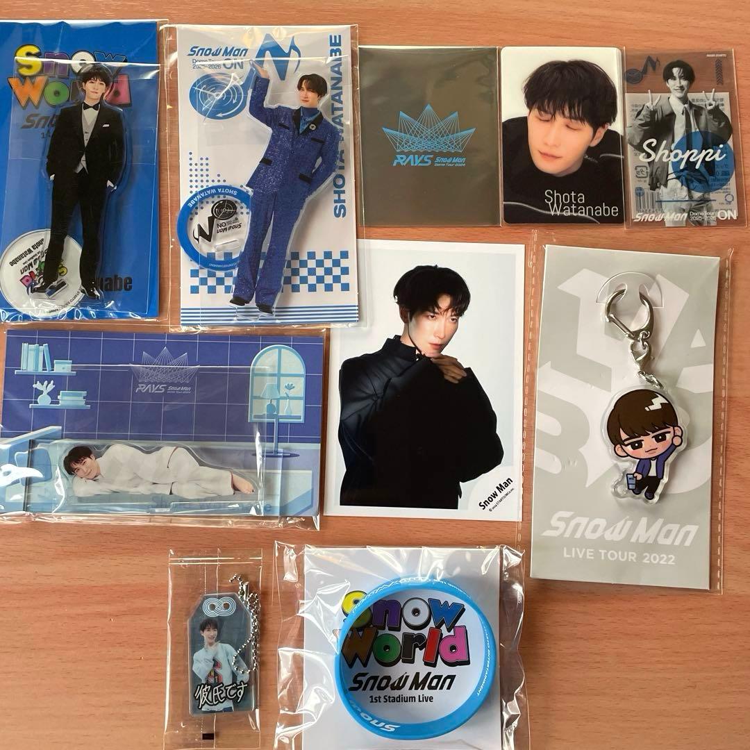 Man渡辺翔太　アクスタ＆グッズセット