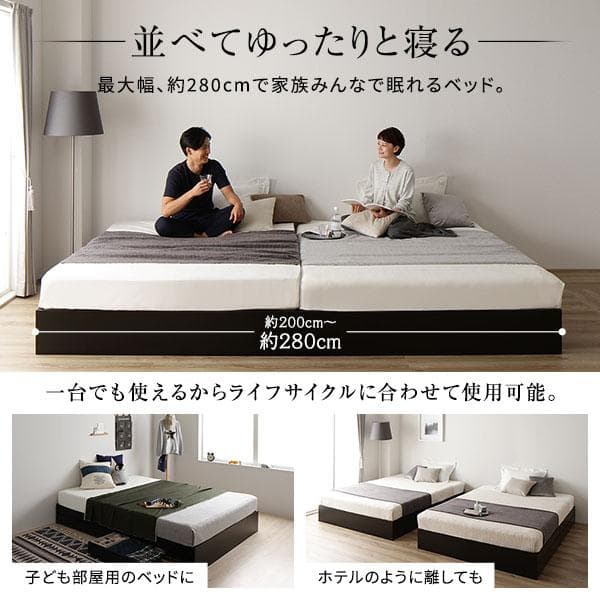 ベッド ホワイト ダブル ベッドフレームのみds-2333067