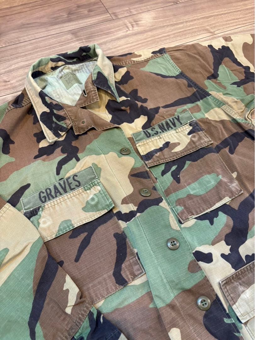 米軍放出品　迷彩服上下（ウッドランドカモ）