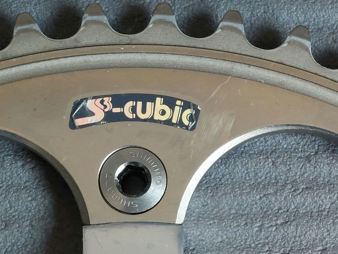 DURA-ACE FC-7600 ピストクランク165mm チェーンリング付き