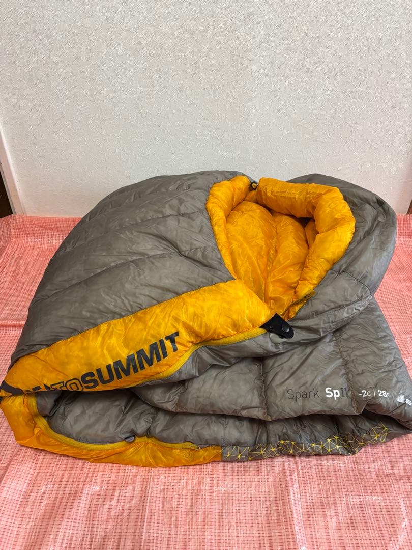 SEA TO SUMMITのダウンシュラフ　スパークSP2