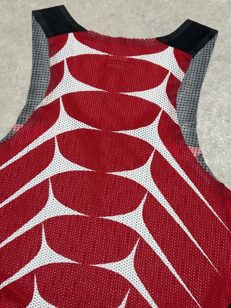 新品 希少 NIKE シングレット Mサイズ 赤 青 メッシュ ランニング