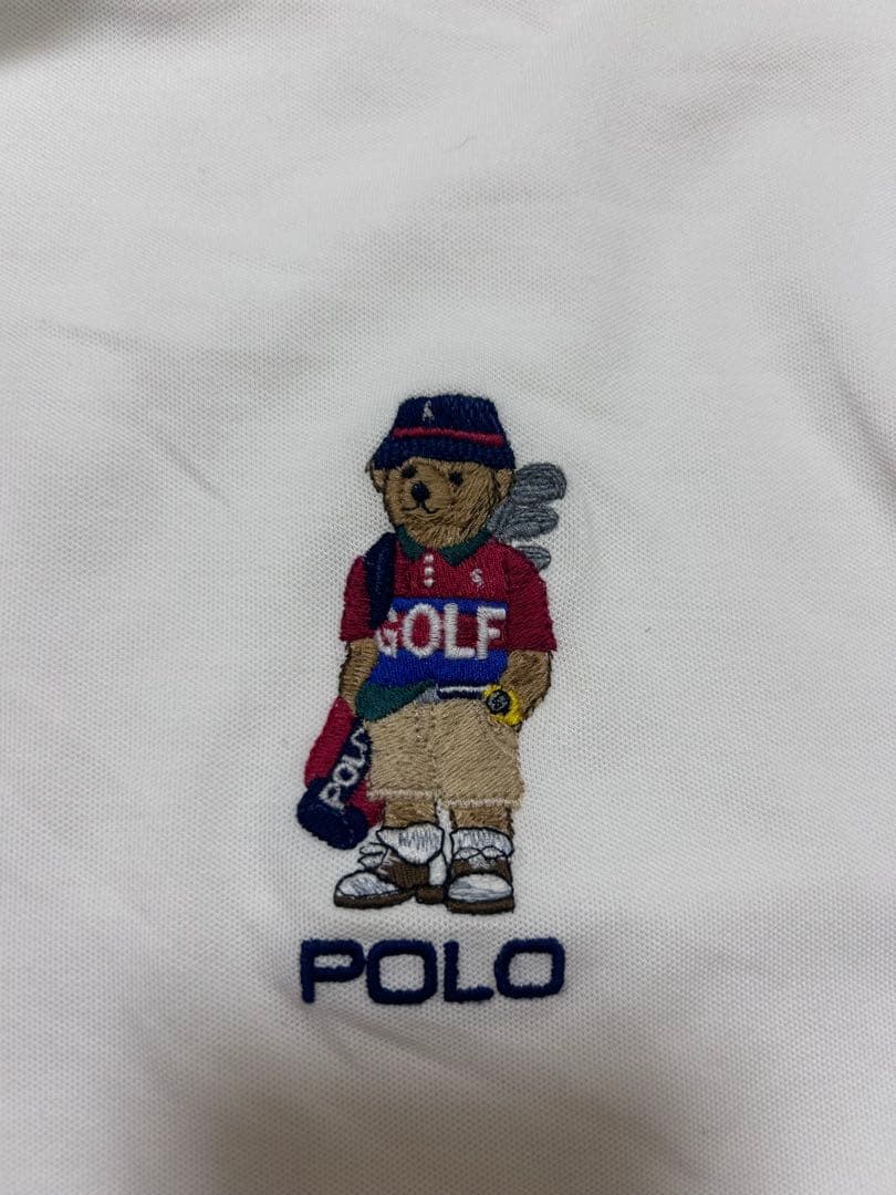 新品・未使用POLO GOLFラルフ・ローレンポロベア刺繍　ゴルフシャツ　L