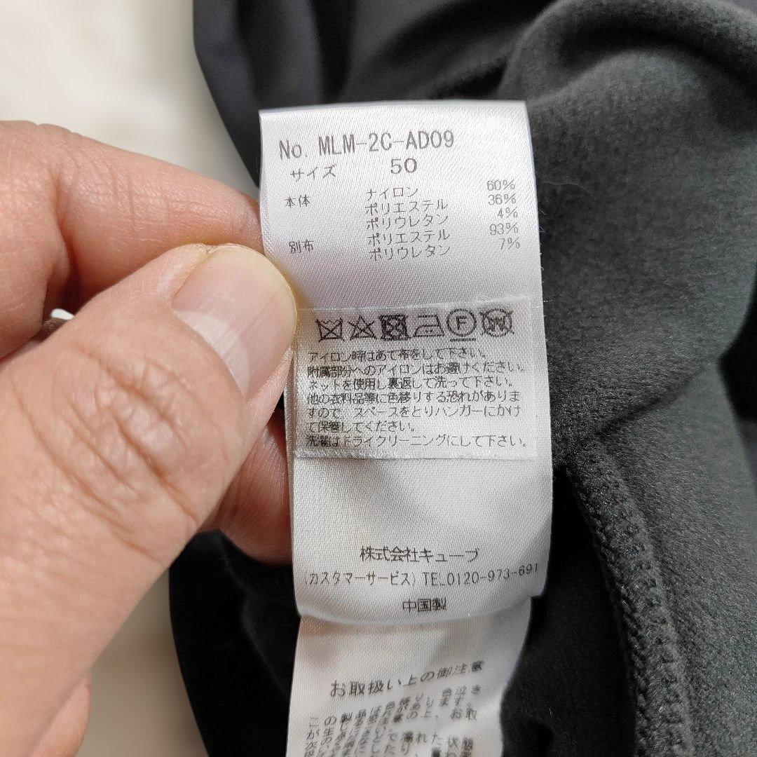 希少50/XL マーク＆ロナ フリースジャケット 黒 ゴルフ ダブルジップ