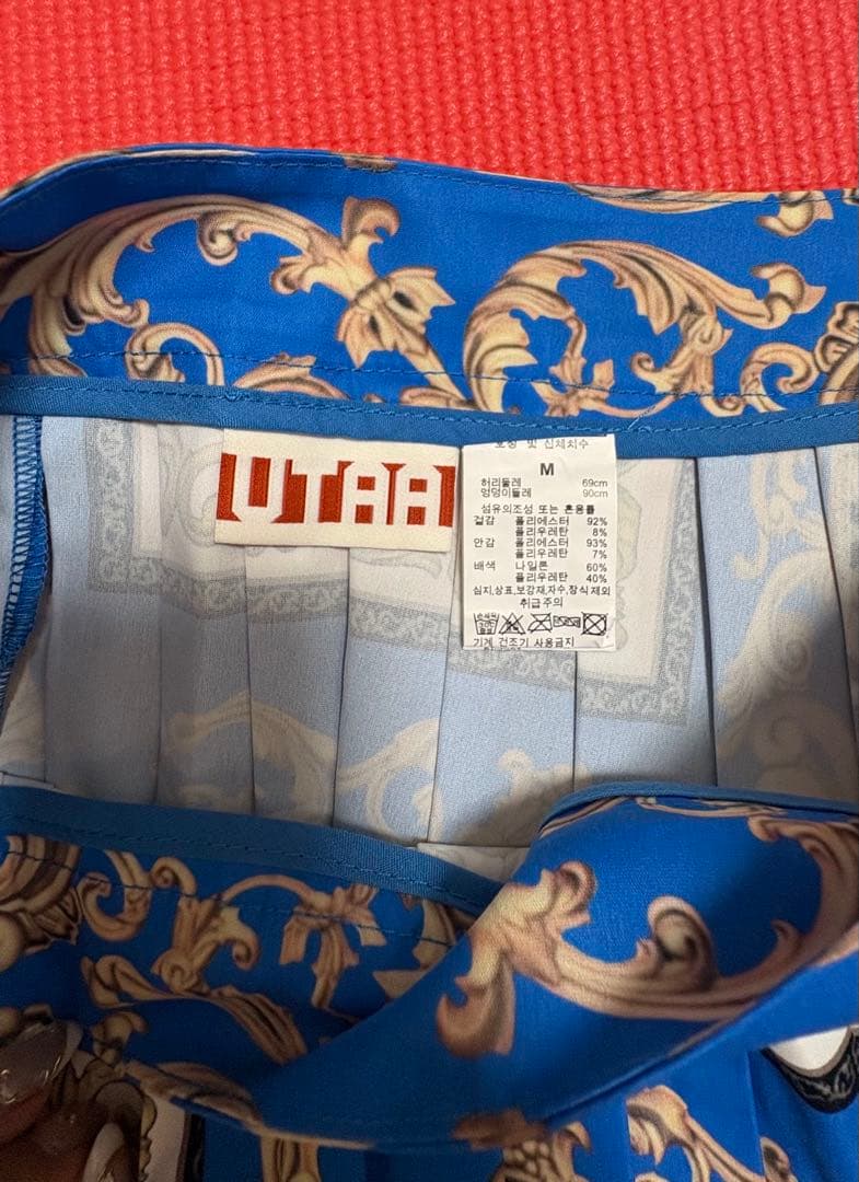 美品　UTAA ユタ　ゴルフ　プリーツスカート　M