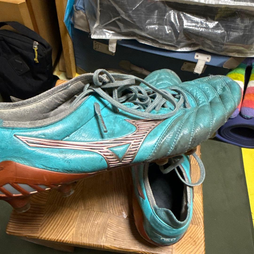 モレリアミズノアクアブルー サッカーシューズ FG