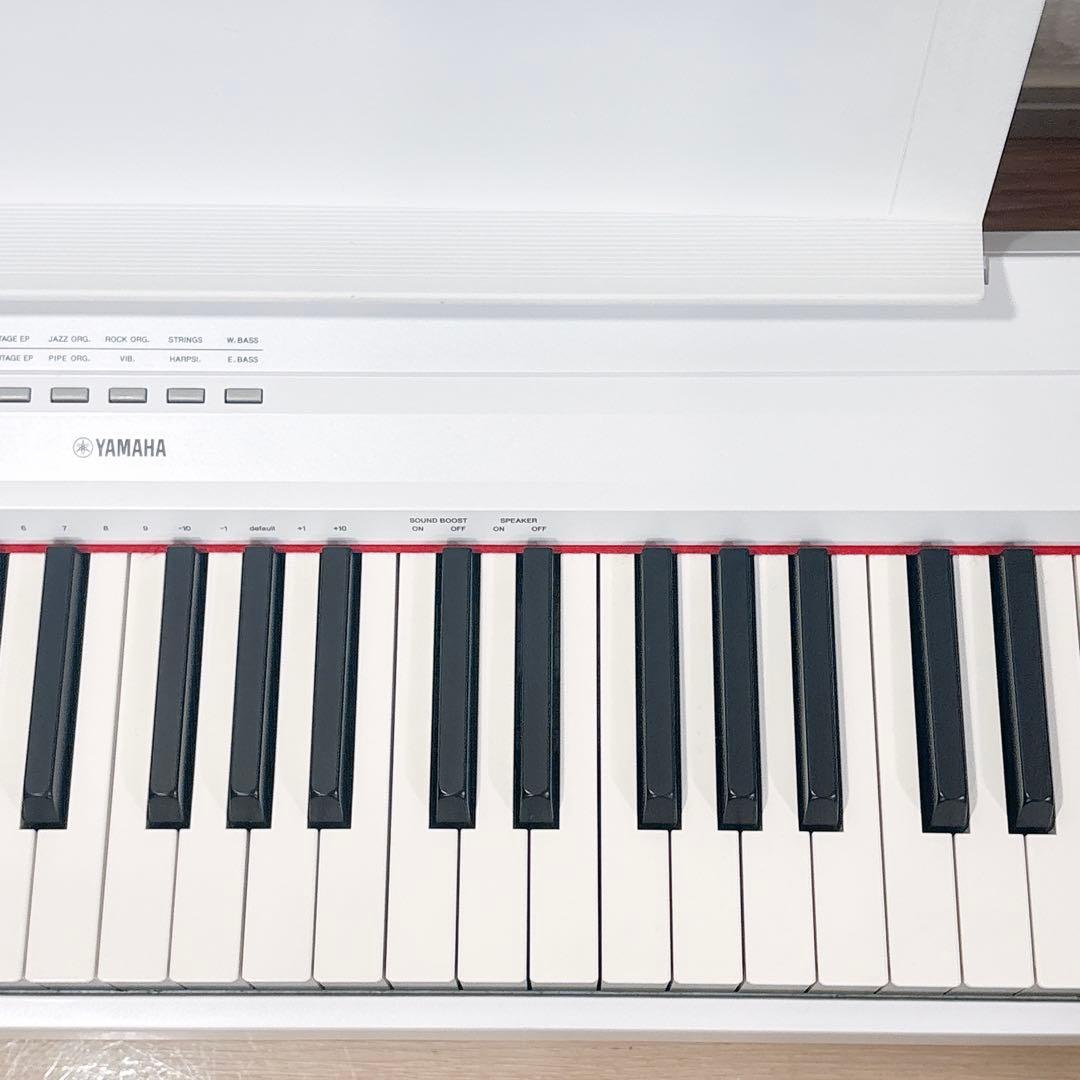 ✨極美品✨ ヤマハ 電子ピアノ P-115 ホワイト 送料無料 動作確認済み