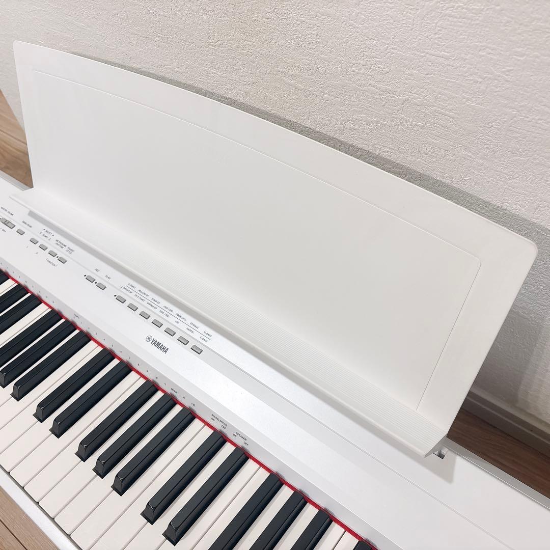 ✨極美品✨ ヤマハ 電子ピアノ P-115 ホワイト 送料無料 動作確認済み
