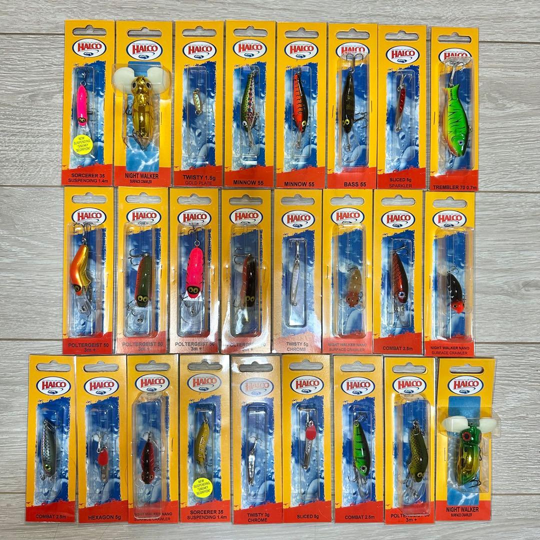 HALCO ルアー 25個セット① 釣具 釣り