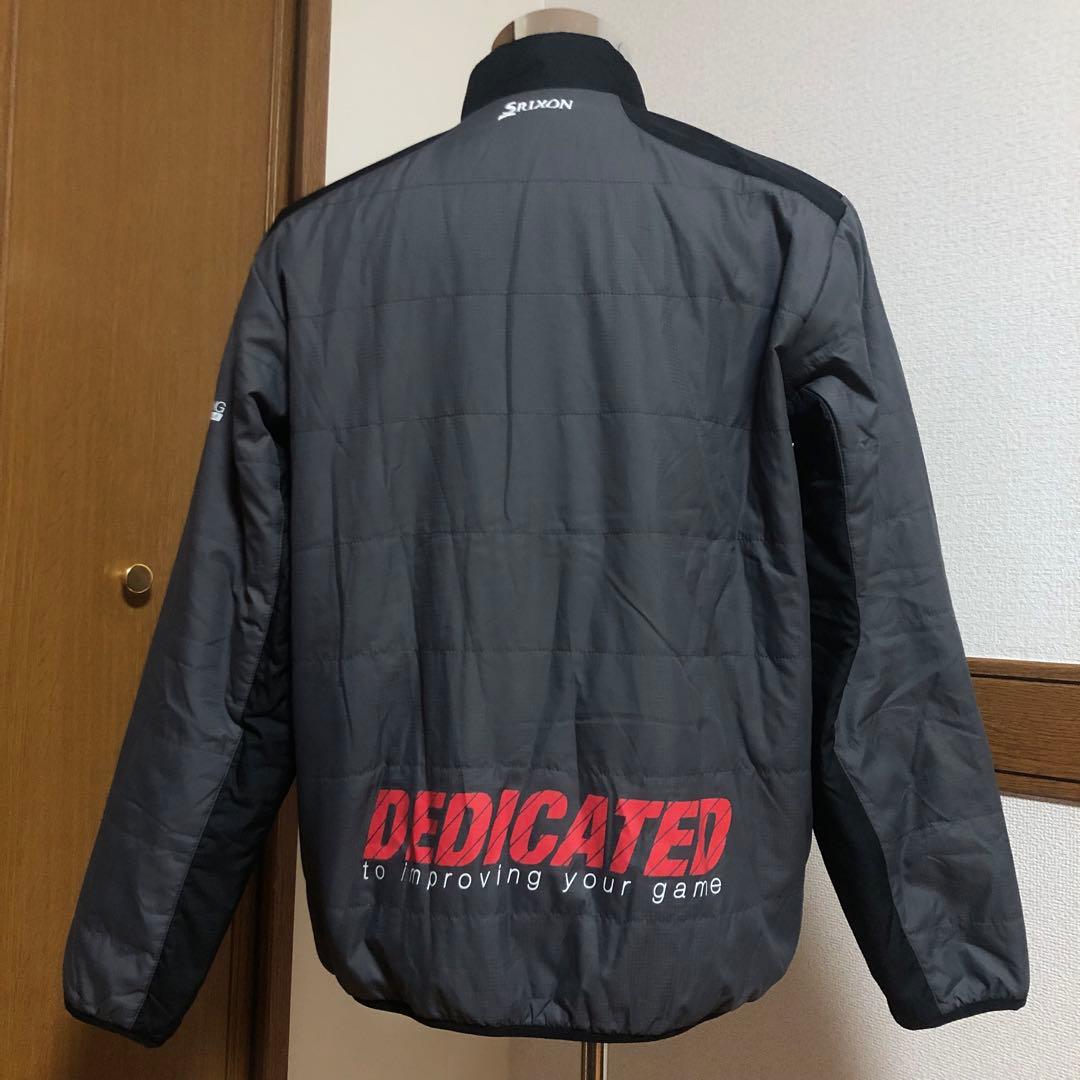 スリクソン★ジップアップ ジャケット 裏地蓄熱素材 グレー ブラック Mサイズ