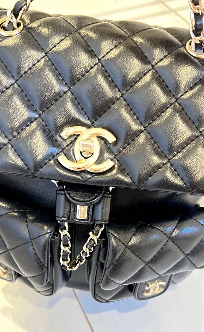 ◇即日発送◇ CHANELラムスキン マトラッセスモールバックパック ノベルティ