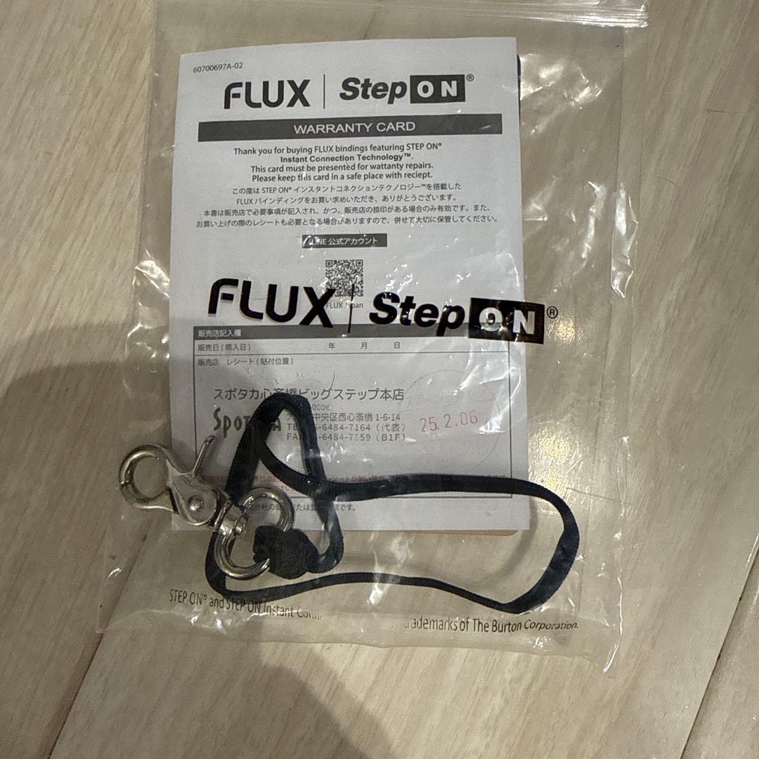 美品 24-25 FLUX DS FSM25MW ビンディング M STEPON