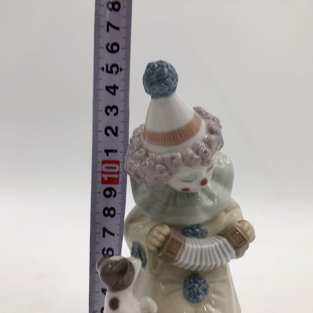 3AM37 箱付き LLADROリヤドロ　ピエロ　「アコーディオンを持つピエロ」