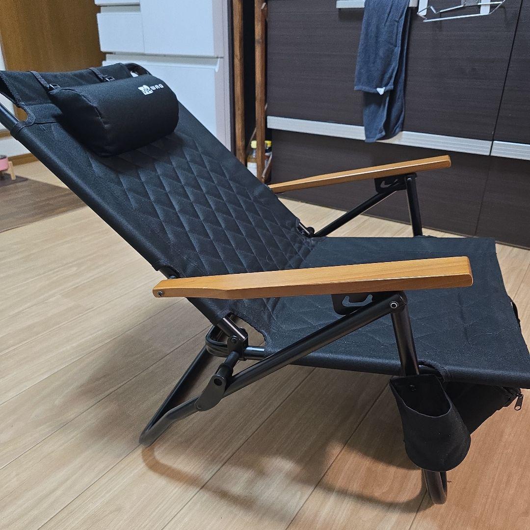 WAQ WAQ Reclining Low Chair ブラック