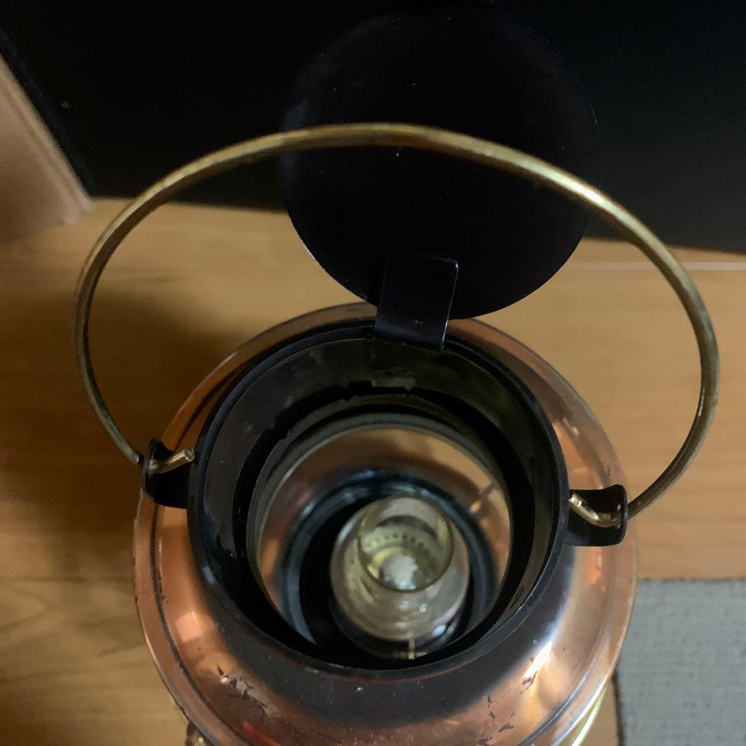 吊下げ　オイルランプ　アンティーク　ビンテージ　レトロ　ランタン　キャンプ