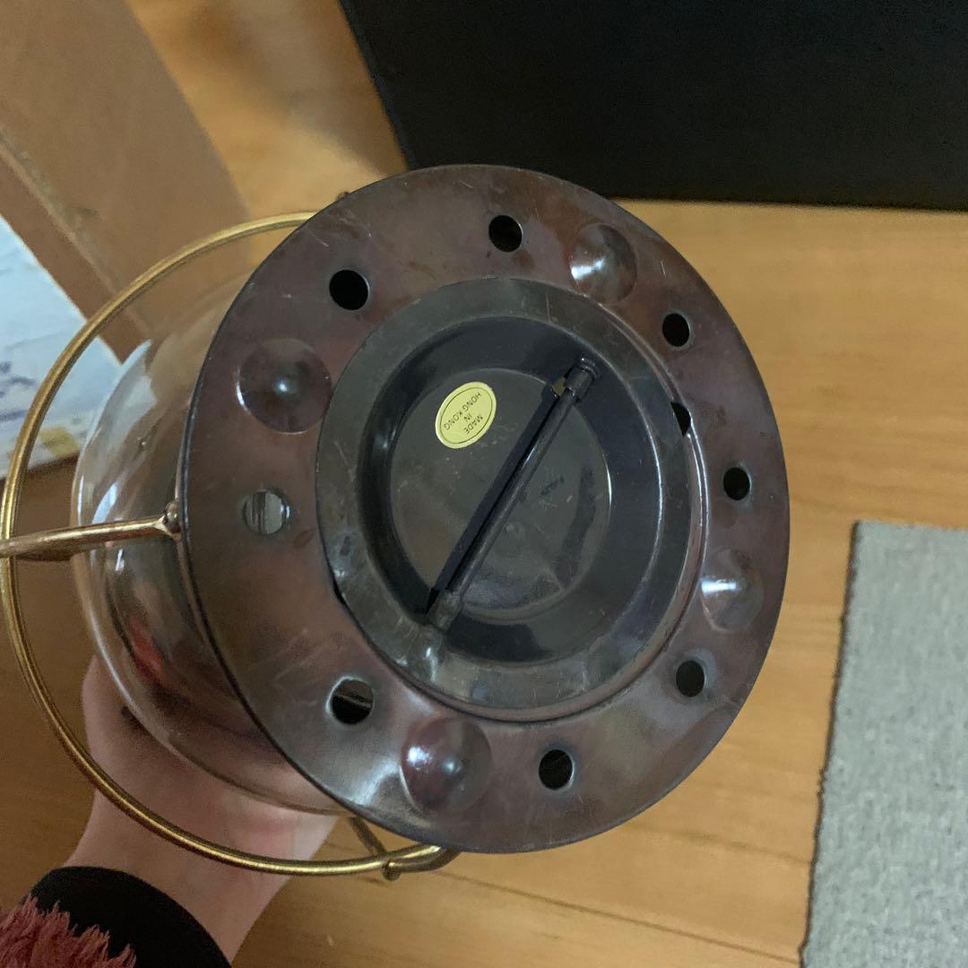 吊下げ　オイルランプ　アンティーク　ビンテージ　レトロ　ランタン　キャンプ