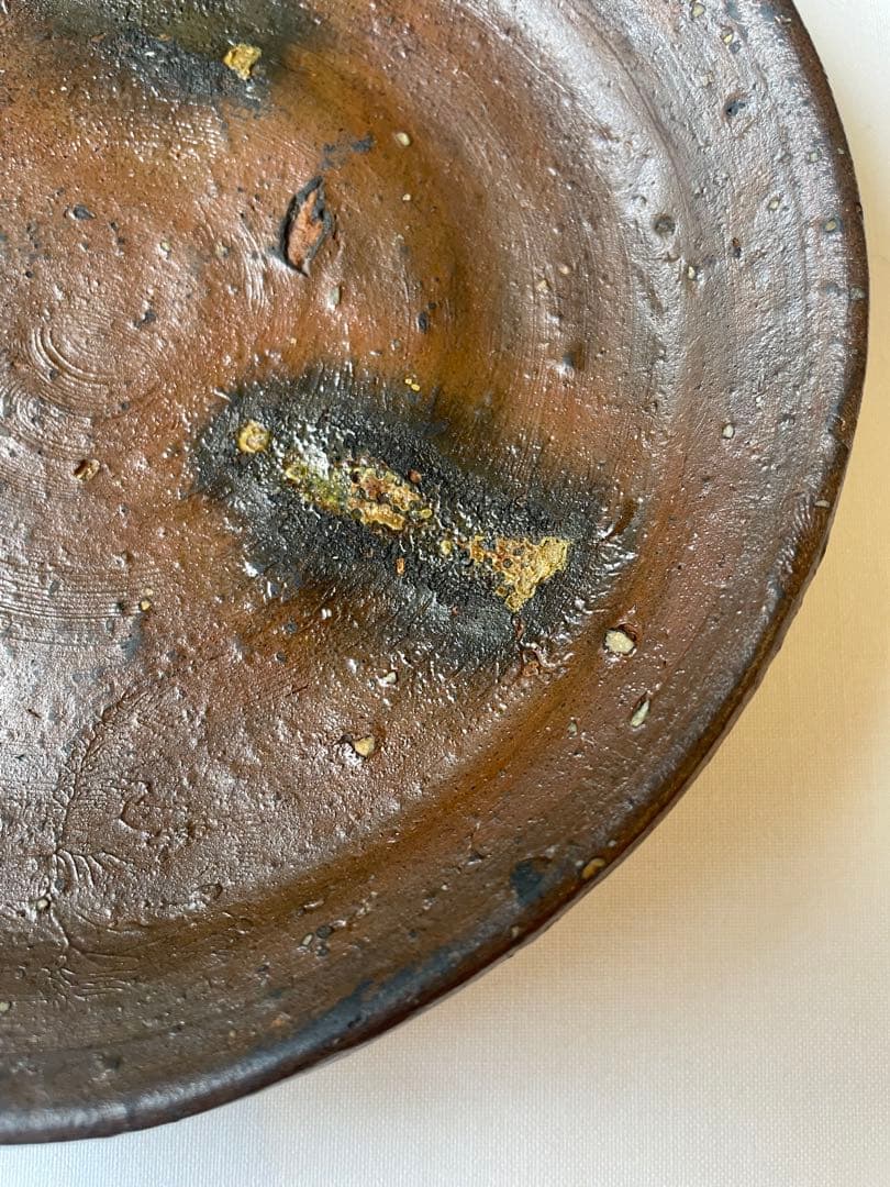 國吉清尚 作　焼締　皿