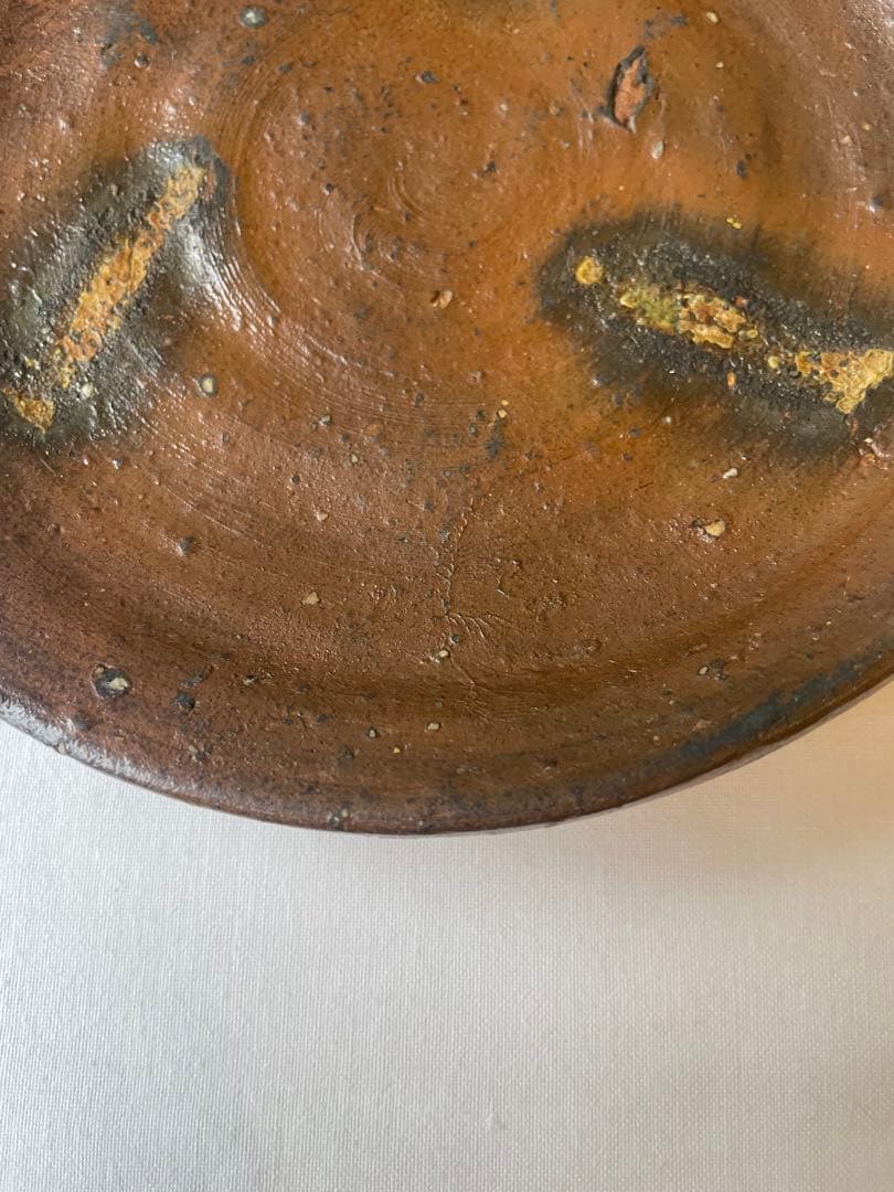 國吉清尚 作　焼締　皿