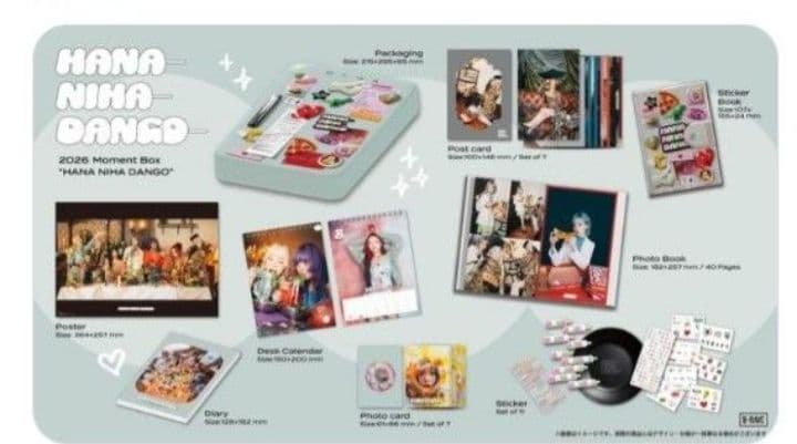 希少　HANA Moment Box 2026　BMSG 抜けなし　新品