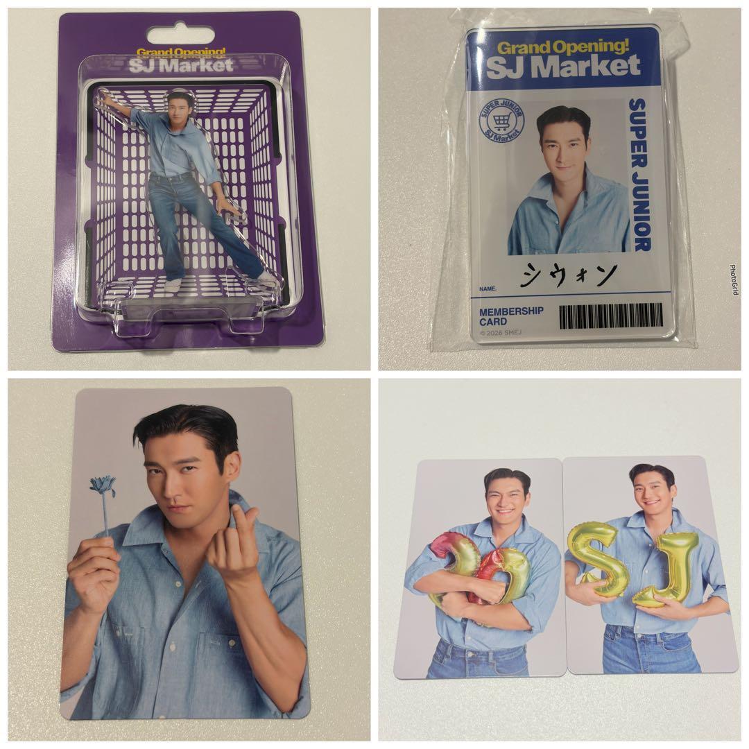 SUPERJUNIOR SJ MARKET アクスタ プレート トレカ シウォン