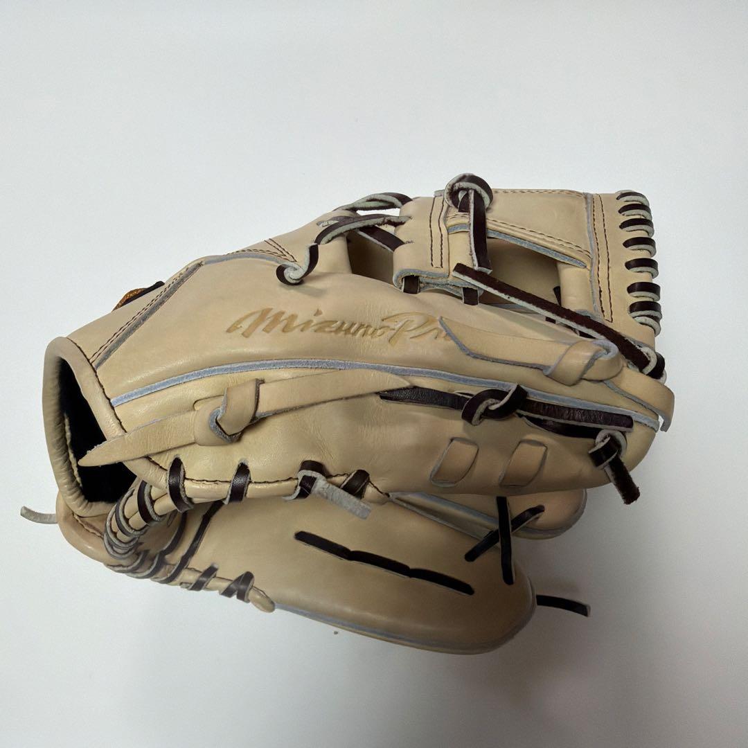 ミズノプロ 美品 未使用 硬式用グラブ 内野手用 1AJGH31203限定品