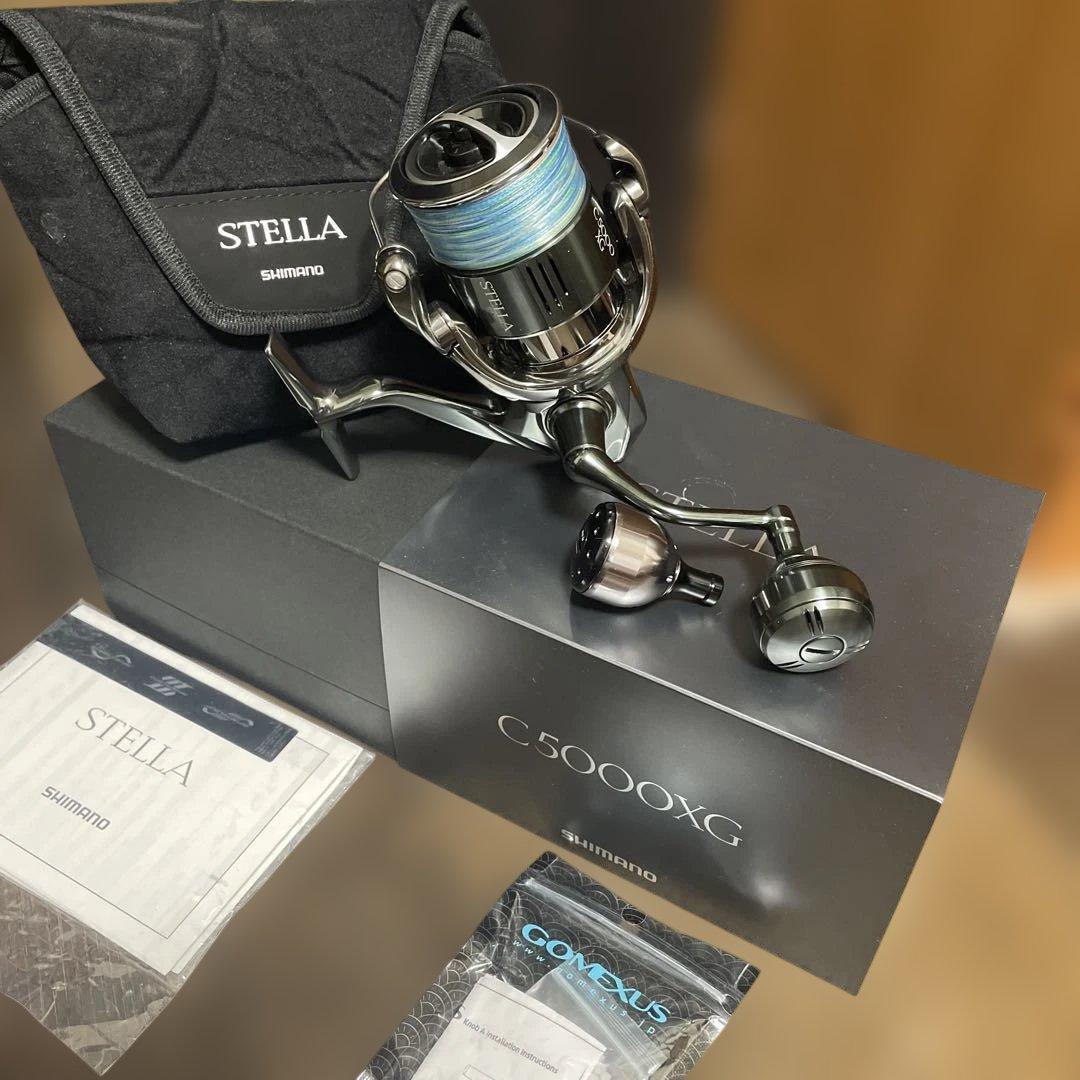 SHIMANO スピニングリール C5000XG ゴメクサスハンドルノブ付き