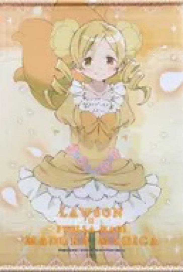 魔法少女まどか☆マギカ　タペストリー ローソン 花の妖精　5種セット
