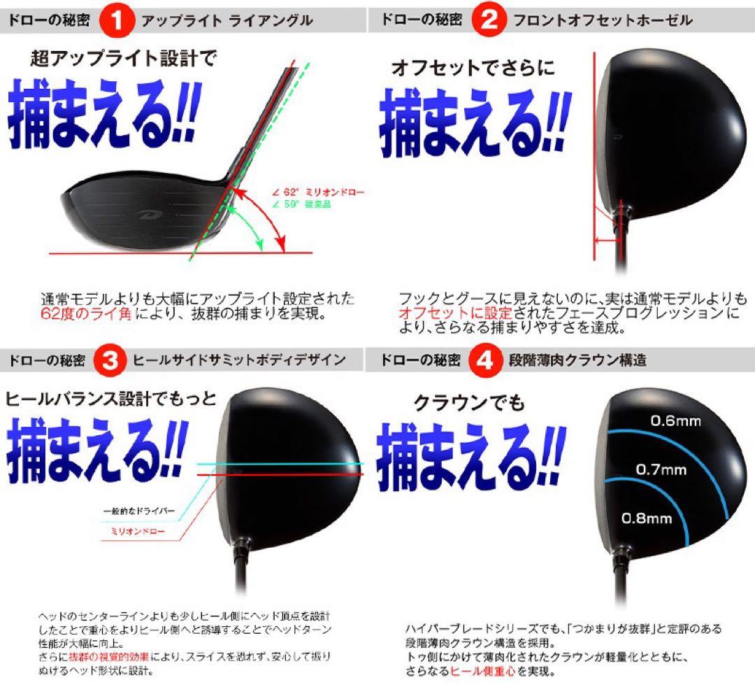 最終処分★スライサー必見! 強制ドロー&超高反発のダブルで飛ぶ ミリオンドロー