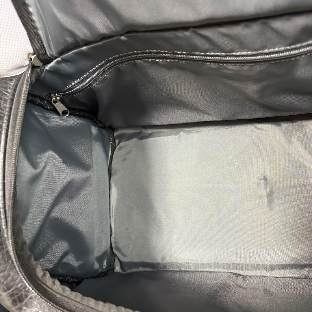 【美品】Callaway ゴルフ レザー 2way ボストンバッグ ブラック