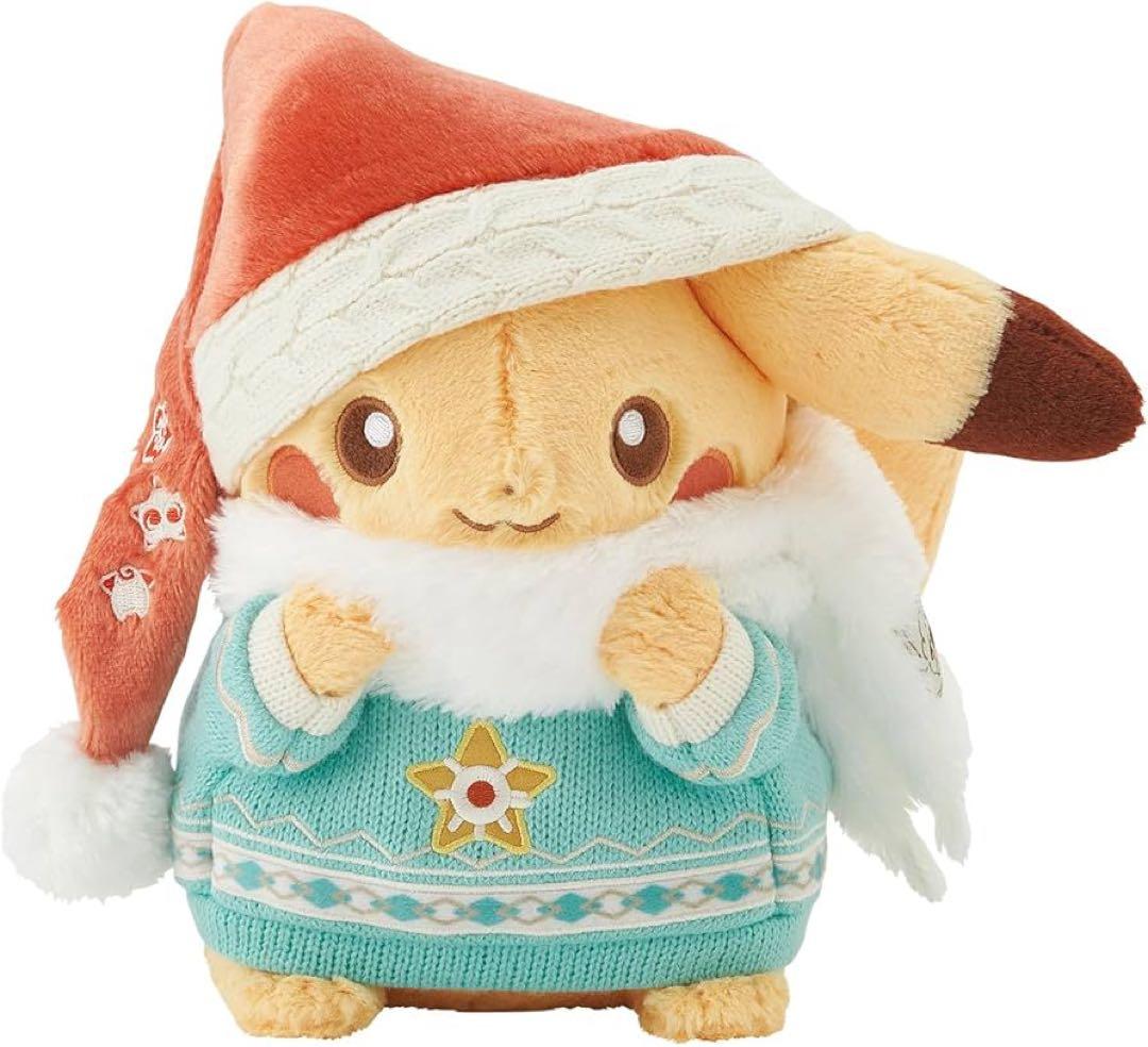 ポケモン クリスマス ぬいぐるみ ピカチュウ Heartwarming