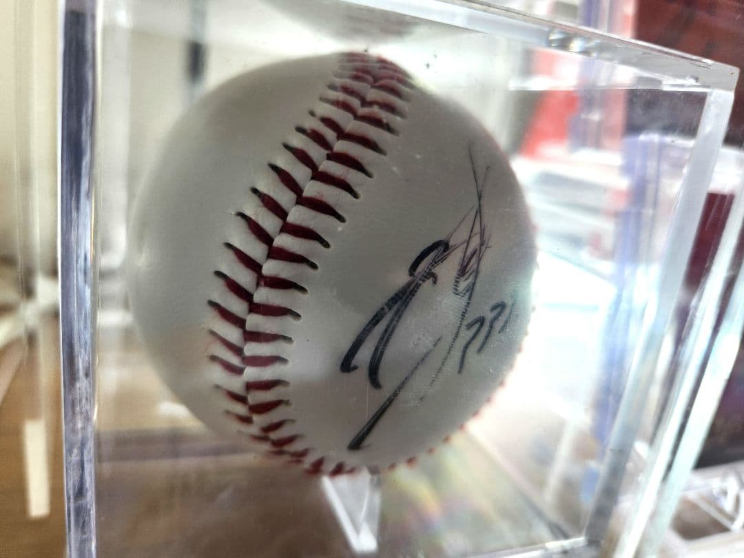 広島東洋カープ 菊池涼介 直筆サインボール&プリントサインカード Carp