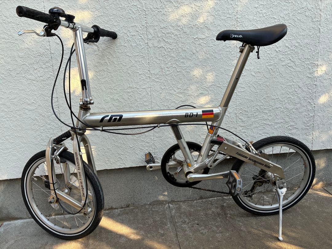 BD-1 折りたたみ自転車 シルバー【ジャンク品】