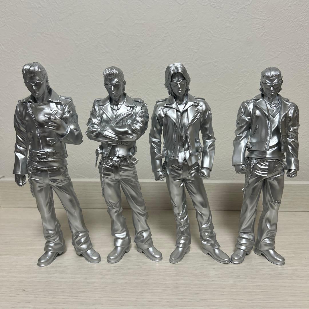 クローズ＆WORST 20周年記念フィギュアのみ シルバー4体セット