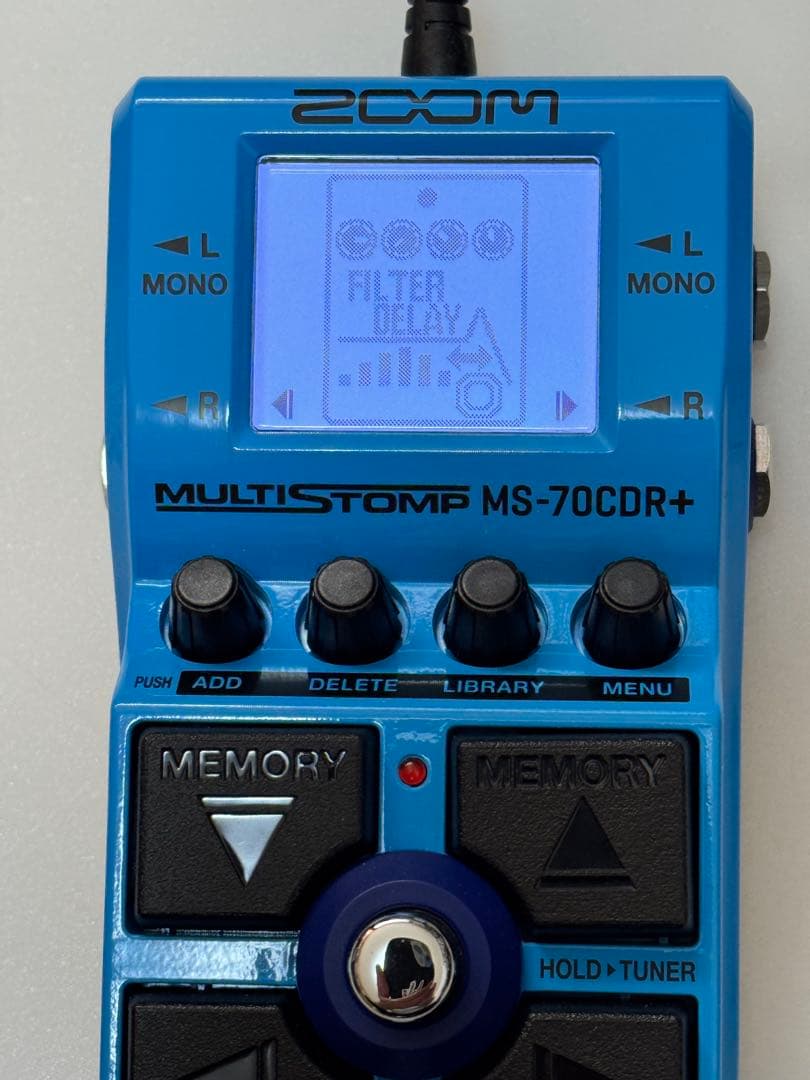 未使用品 ZOOM MultiStomp MS-70CDR+