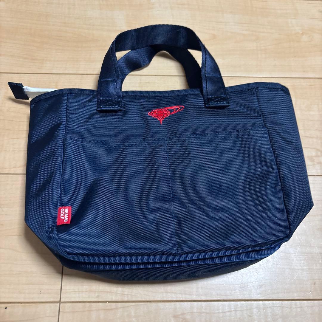 BEAMS GOLF ミニトート バッグ ネイビー　カートバッグ