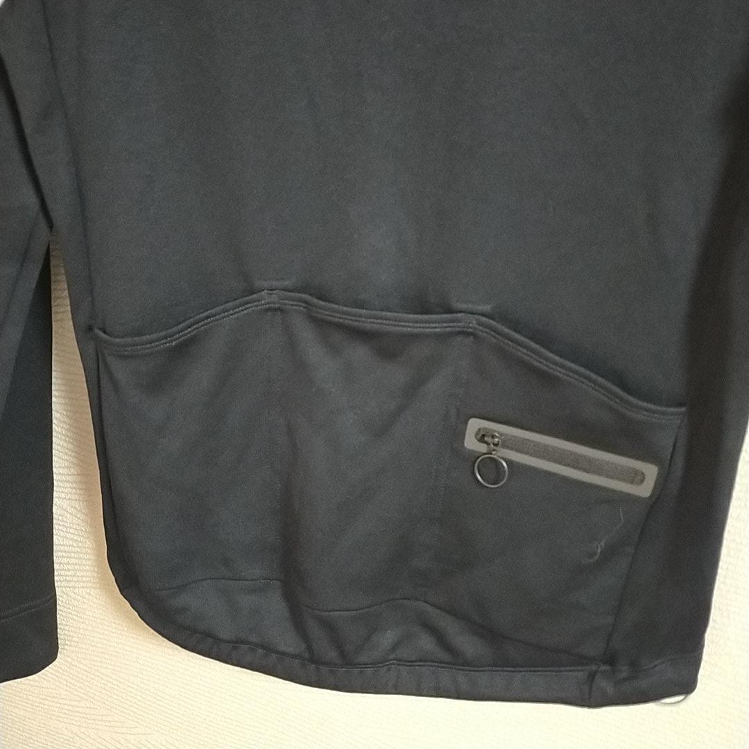 美品　rapha ラファ　サイクルジャージ　ブラック　白　ライン　M