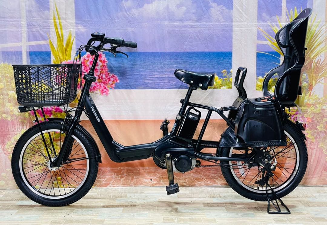 超人気！ギュットアニーズ⭐️16AH！パナソニック子供乗せ電動自転車Y3728
