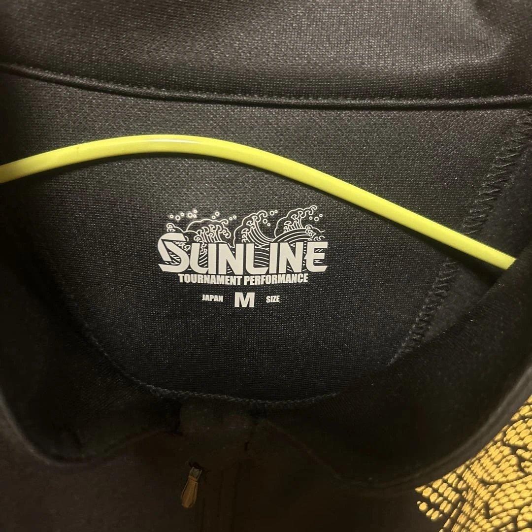 SUNLINE ハーフジップ長袖ウェア ブラック/ゴールド