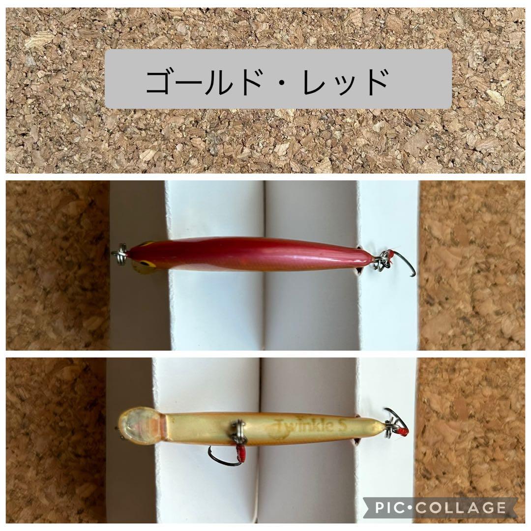 ツインクル　シンキング　ミノー・プラグ 45mm 6個 Twinkle 渓流　湖