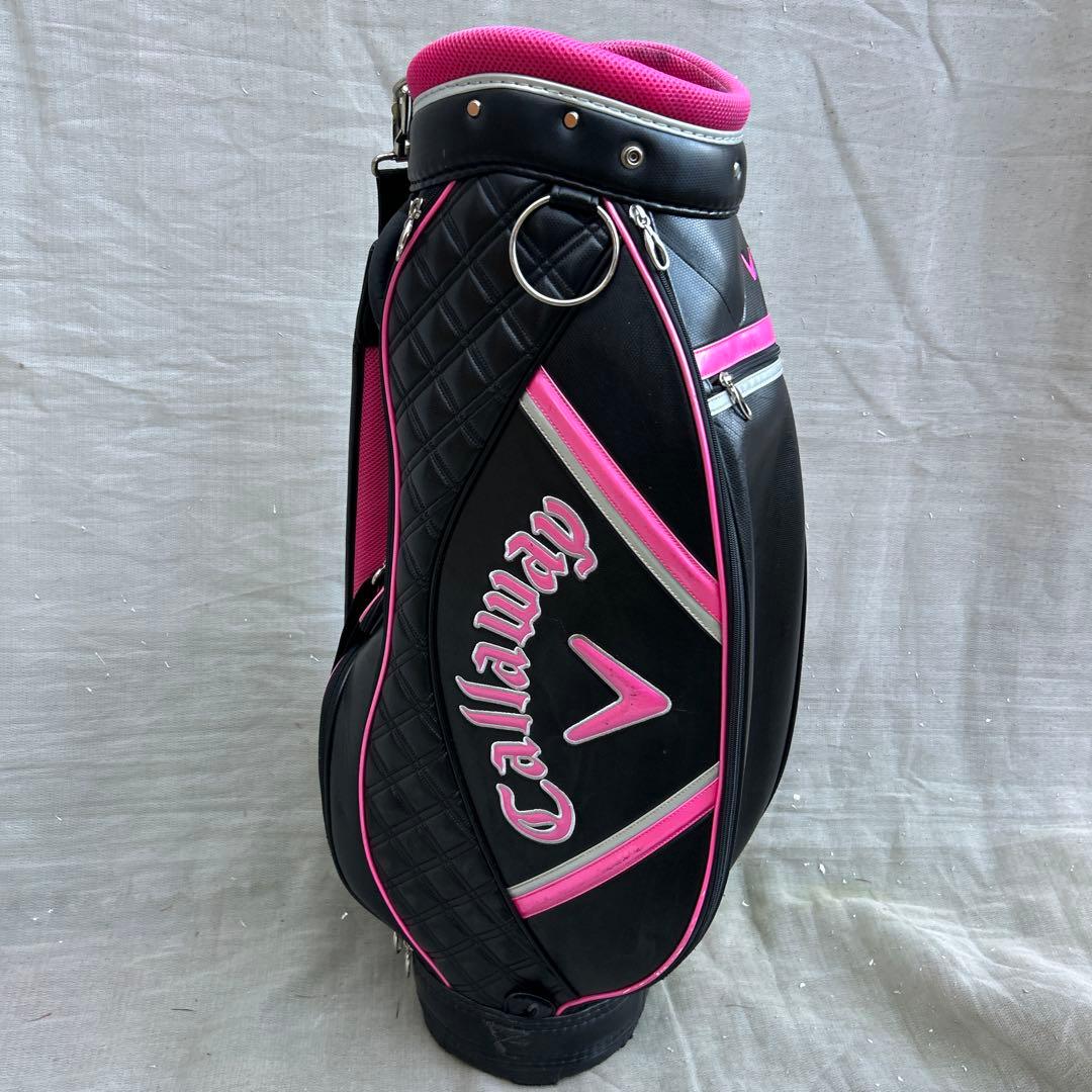 キャロウェイCallaway ゴルフバッグ キャディーバッグ ブラック/ピンク