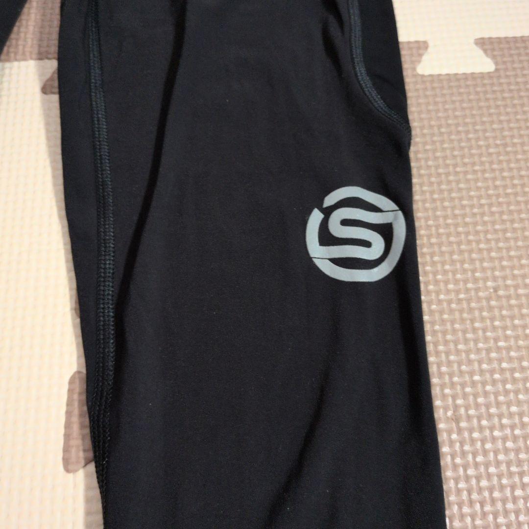 SKINS スキンズ　SERIES-3（裏起毛） メンズブラック タイツ S