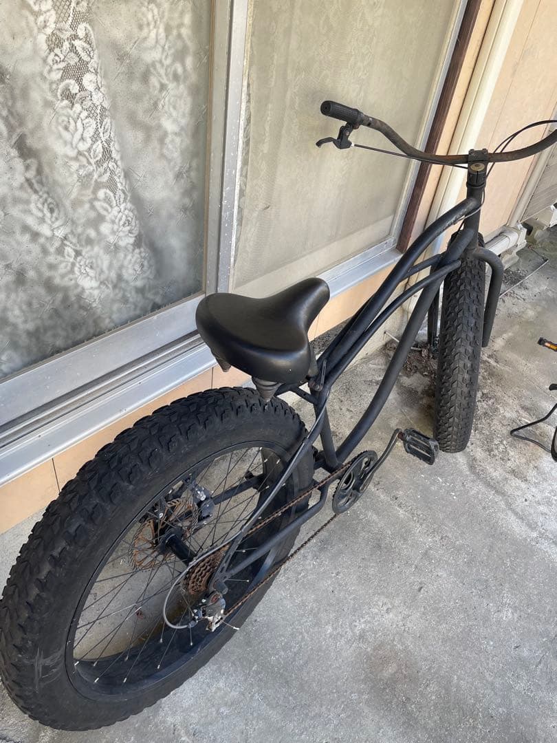 ファットバイク ビーチクルーザー 自転車 ブラック