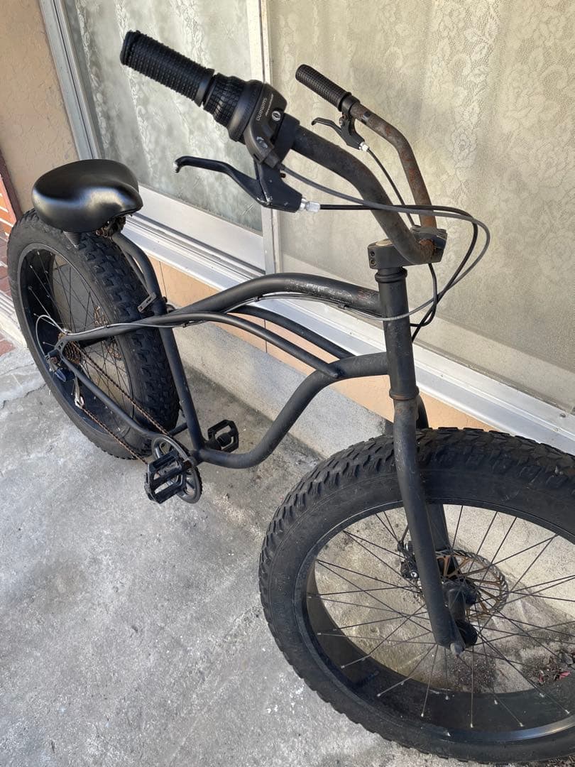 ファットバイク ビーチクルーザー 自転車 ブラック