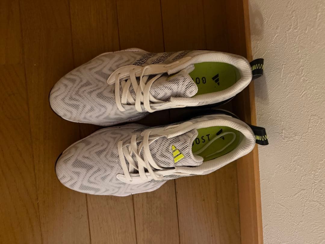 adidas BOOST ゴルフシューズ ホワイト/ブラック