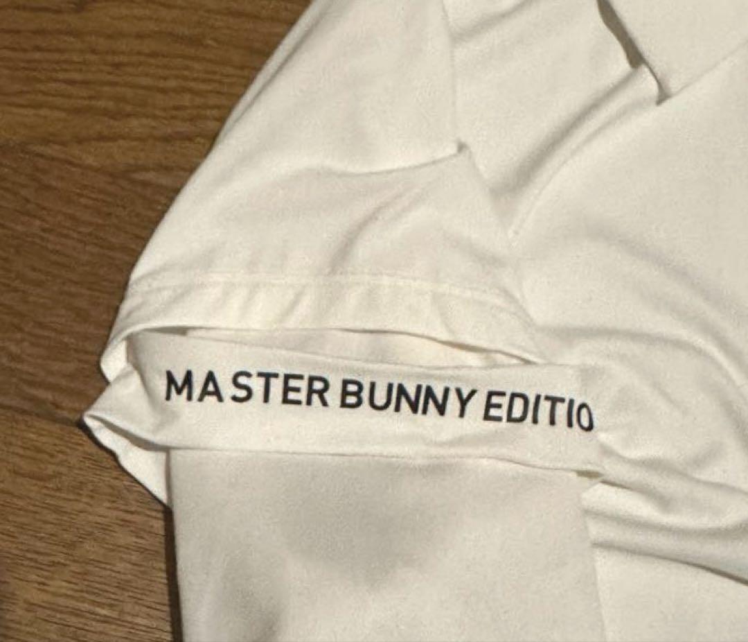 【美品】MASTER BUNNY EDITION ⭐︎ 長袖ポロシャツ ホワイト