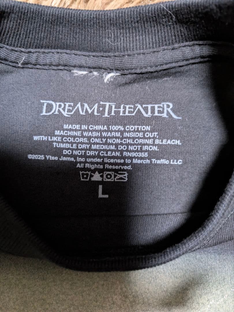 未使用 DREAM THEATER 40thツアーＴシャツ L
