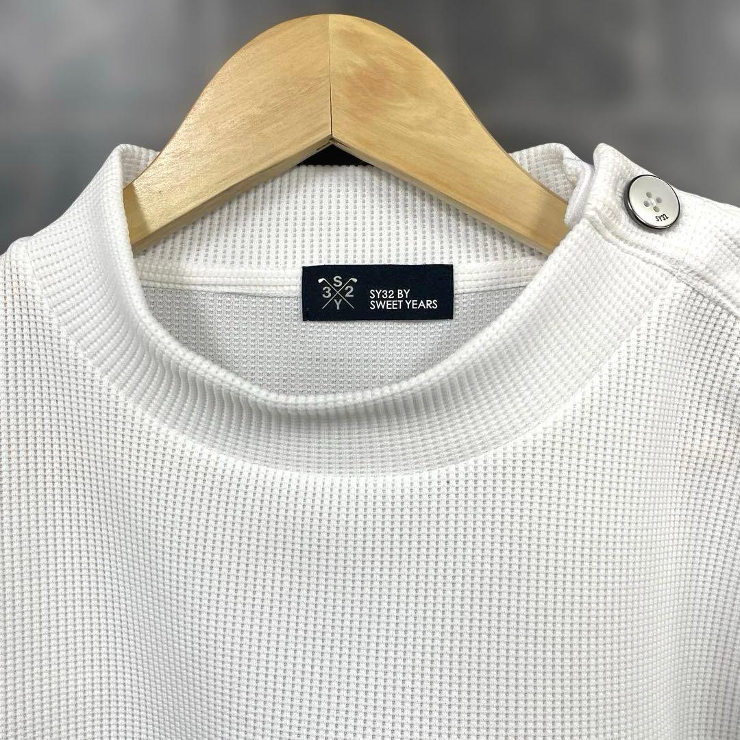 【美品】SY32 by スウィートイヤーズ メンズ モックネック セーター《L》