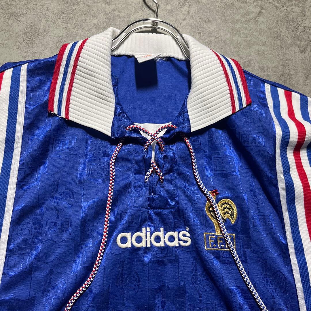 【希少】Lサイズ　フランス代表 96年　サッカーユニフォーム adidas