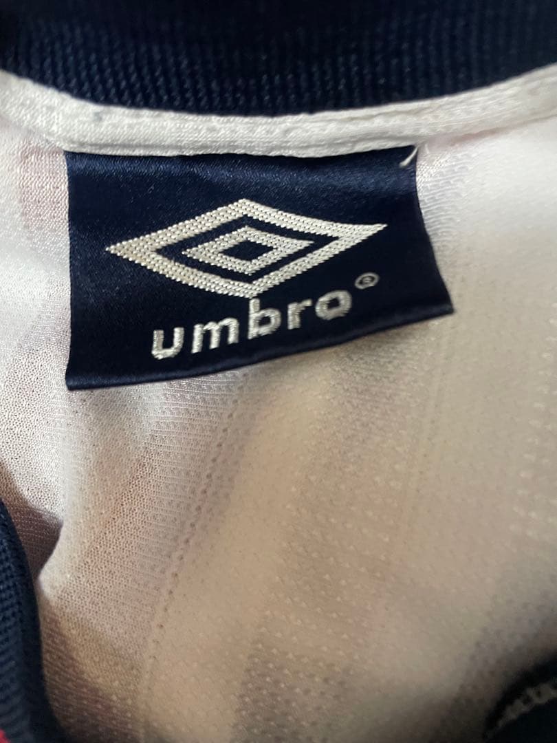 90s UMBRO アンブロ　イングランド代表　ユニフォーム　サッカーシャツ　白