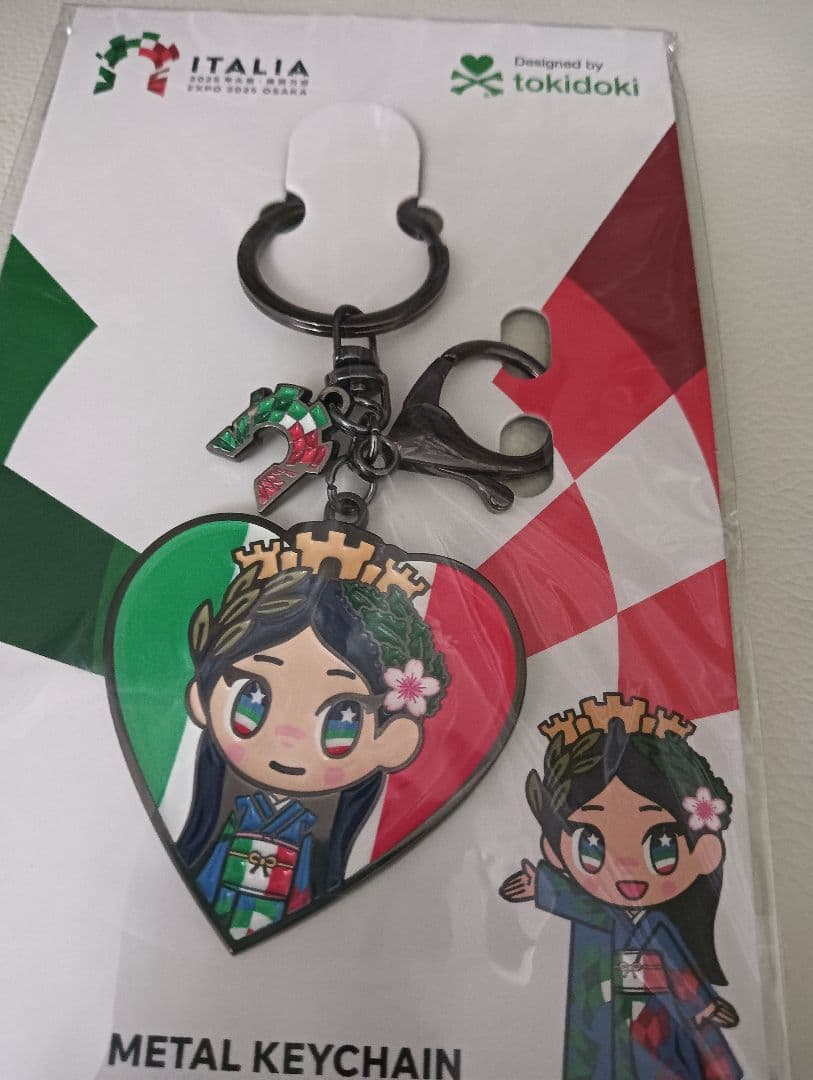 新品EXPO2025大阪関西万博イタリア館バチカンイタリアちゃんキーホルダー